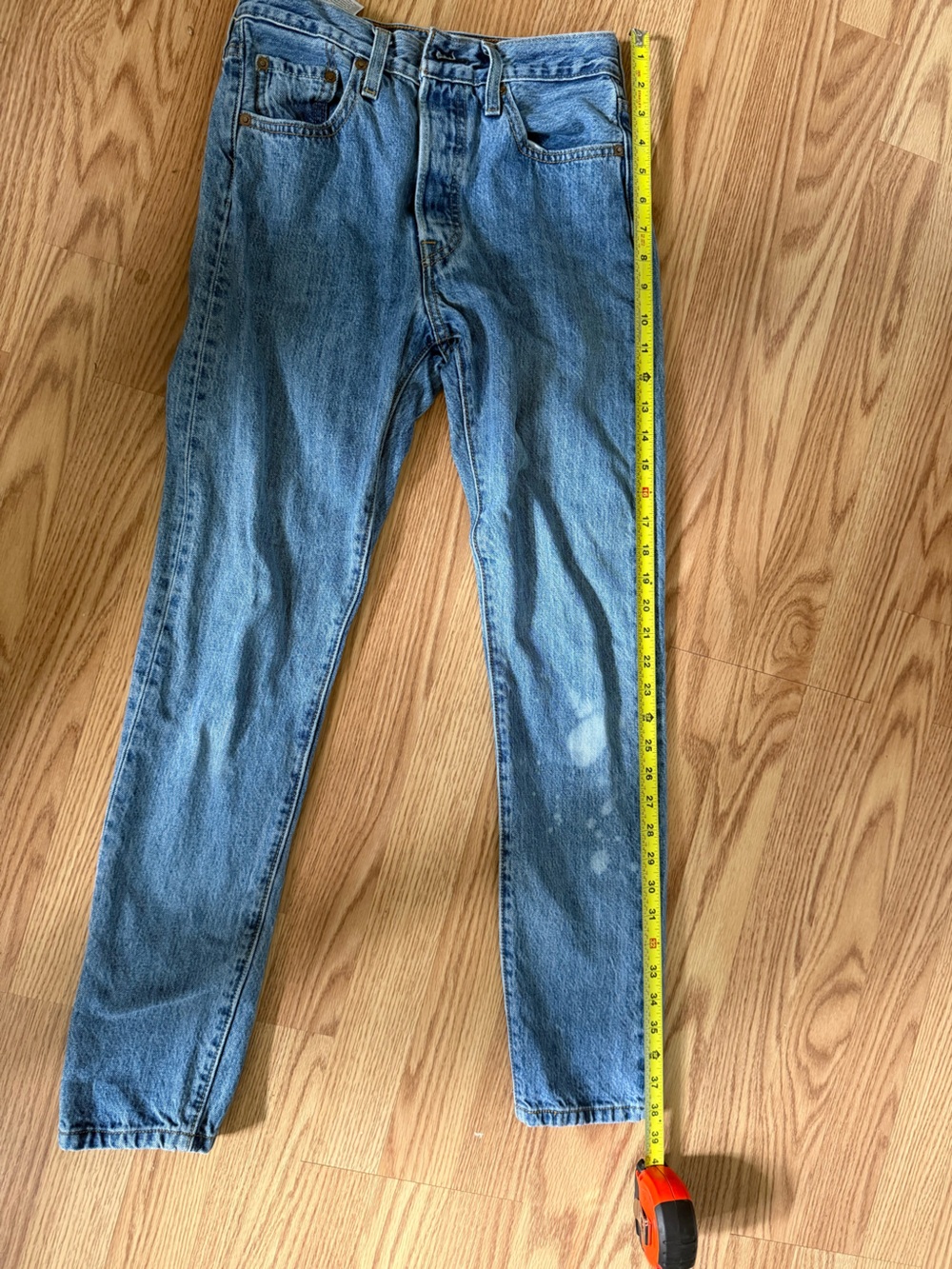 Men's Light Blue Denim Jeans - Classic Fit